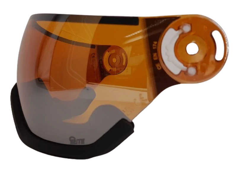 Alpina Alto Visor Q-Lite (Quattroflex Lite) Visier für Alto Ski- oder Snowboarvisierhelm Visierhelm Ski Snowboard Wintersport silver j24