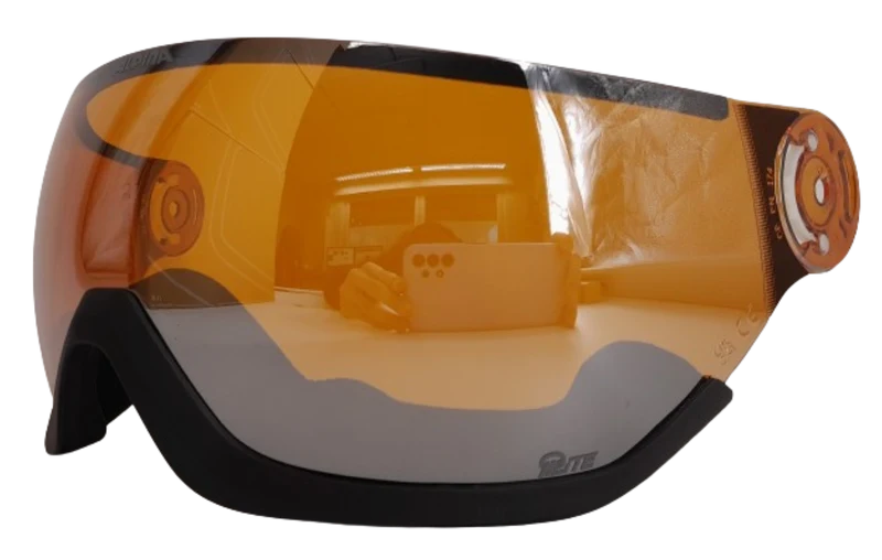 Alpina Alto Visor Q-Lite (Quattroflex Lite) Visier für Alto Ski- oder Snowboarvisierhelm Visierhelm Ski Snowboard Wintersport blue j24