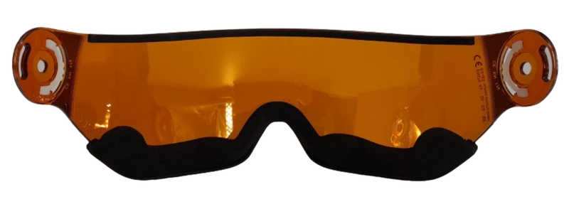 Alpina Alto Visor Q-Lite (Quattroflex Lite) Visier für Alto Ski- oder Snowboarvisierhelm Visierhelm Ski Snowboard Wintersport gold j24