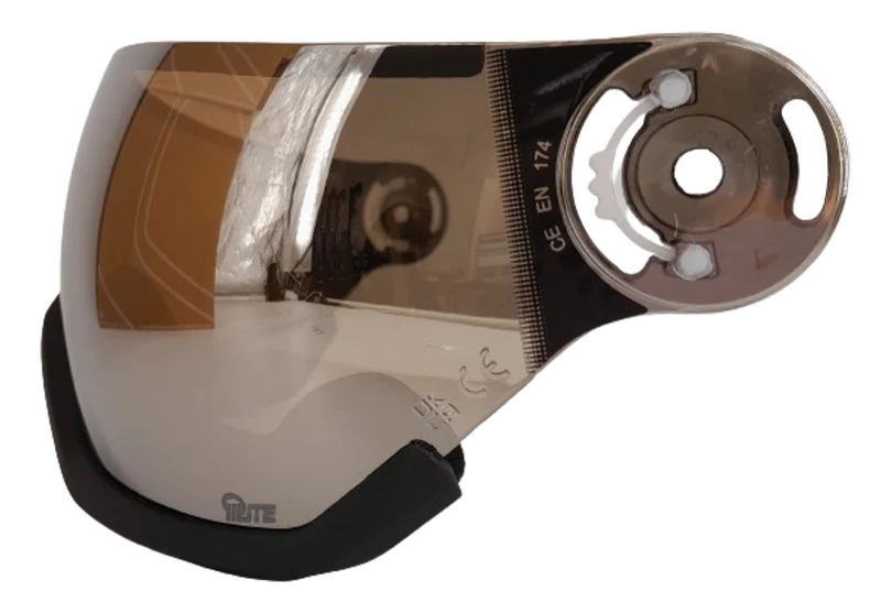 Alpina ARBER VISOR Q-Lite (Quattroflex Lite) S3 für Arber Ski- oder Snowboarvisierhelm silver grey Gr. EG