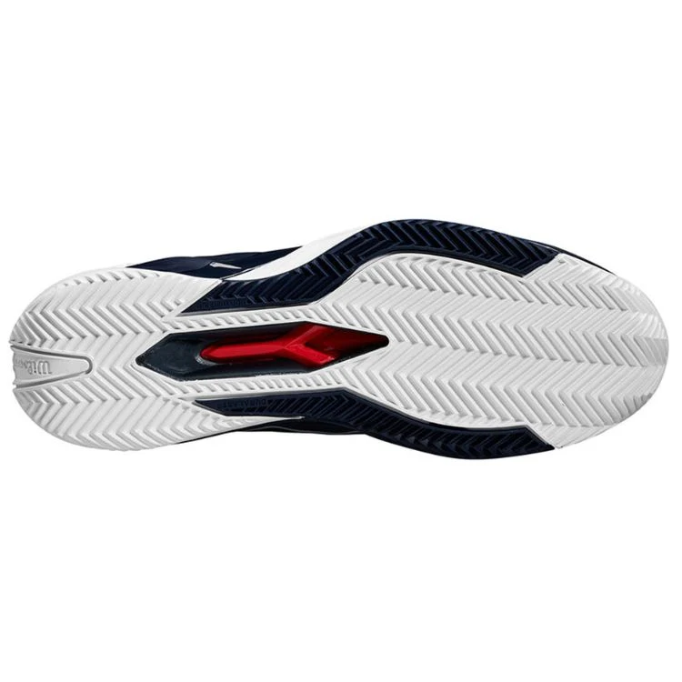 Wilson Tennisschoen Padelschoen Rush Pro 4.5 Clay Heren Navy