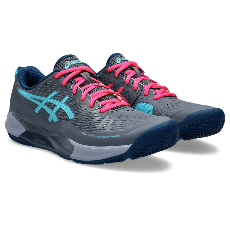 Asics Padelschoen Gel Challenger Heren 14 Padel Antraciet / Blauw