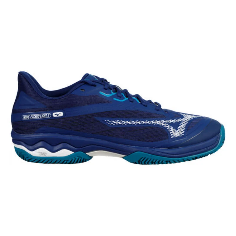 Mizuno Tennisschoen Padelschoen Wave Exceed Light 2 CC Heren Blauw