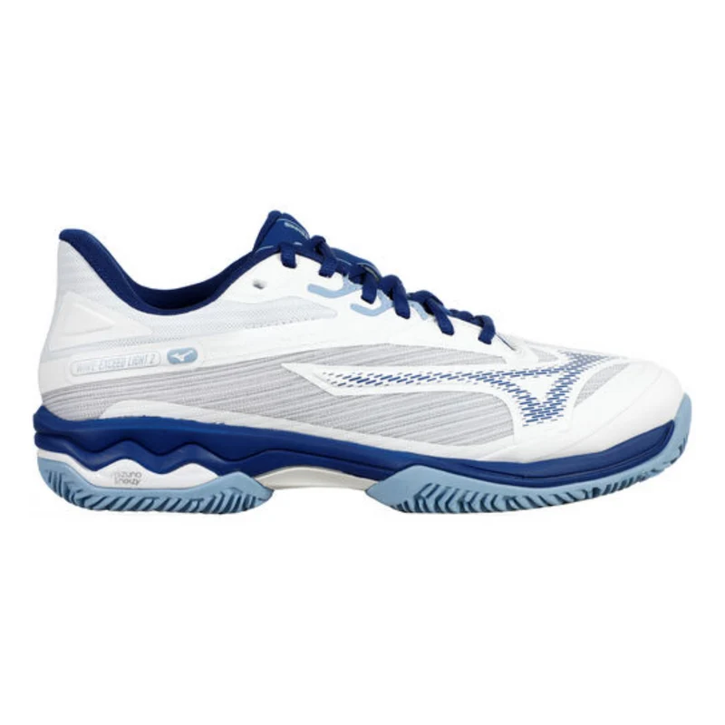 Mizuno Tennisschoen Wave Exceed Light 2 Dames Wit Blauw