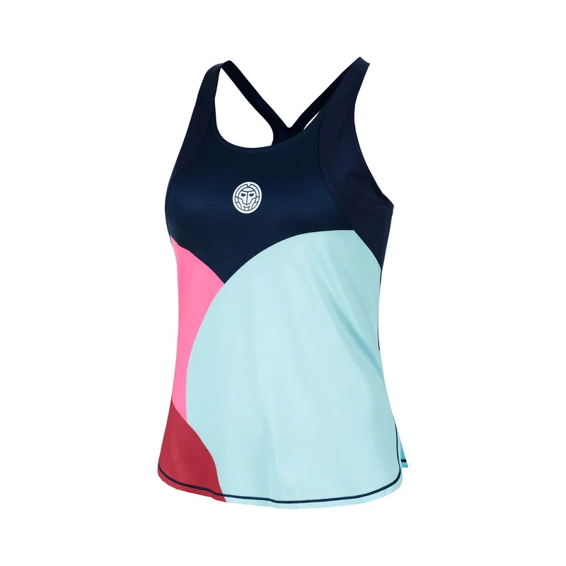 Bubble Tank-Top Mädchen-Dunkelblau,Türkis