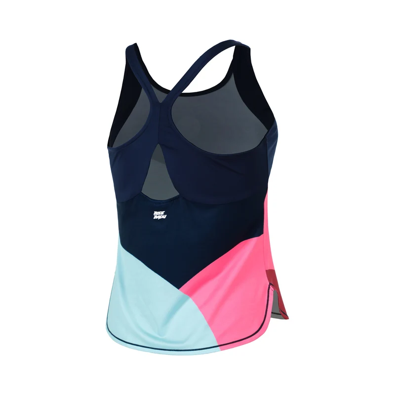 Bubble Tank-Top Mädchen-Dunkelblau,Türkis