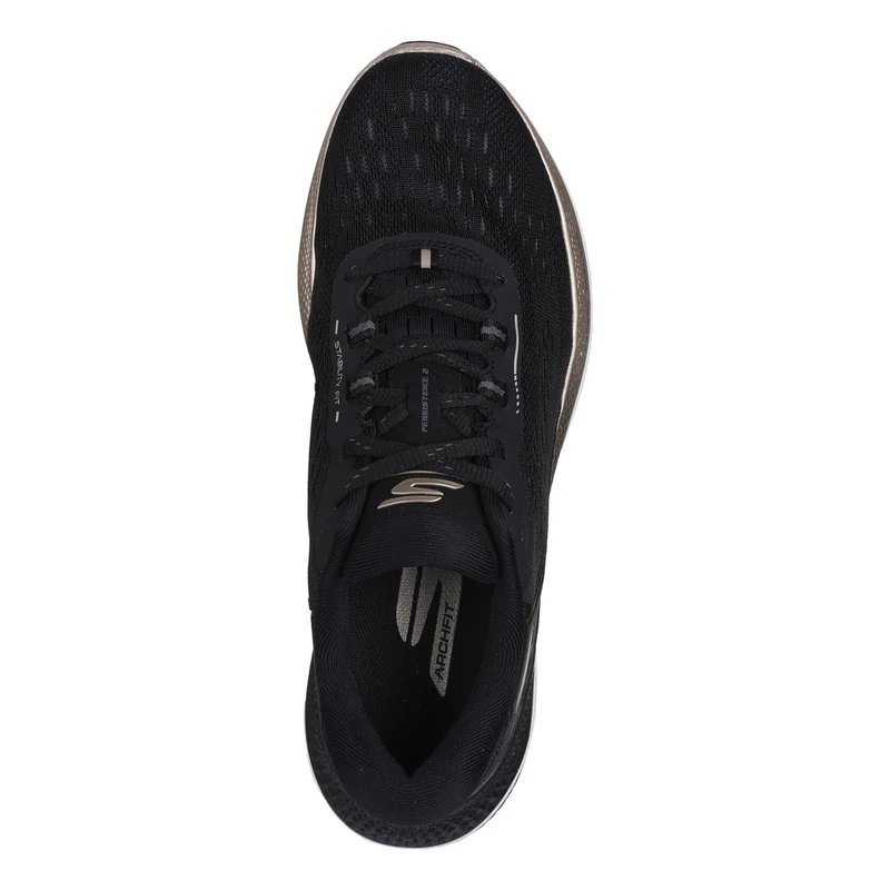 Go Run Persistence 2 Neutralschuh Damen-Schwarz,Gold