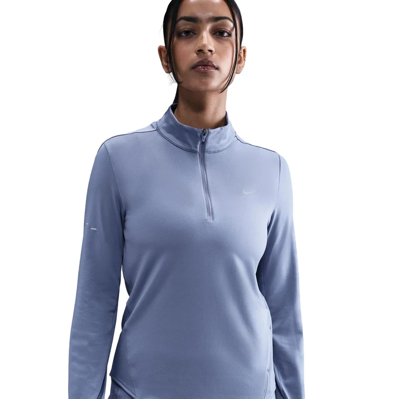 Swift Laufshirt Damen - blaugrau, silber