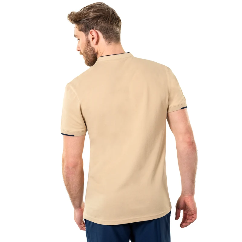 Polo Piqué Homme Sand