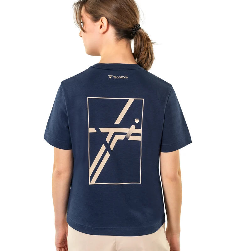 T-shirt Graphic Tee Femme Marine