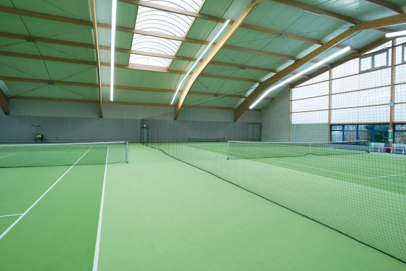 Tennisplatz Standardtrennetz grün 40 x 3 m komplett