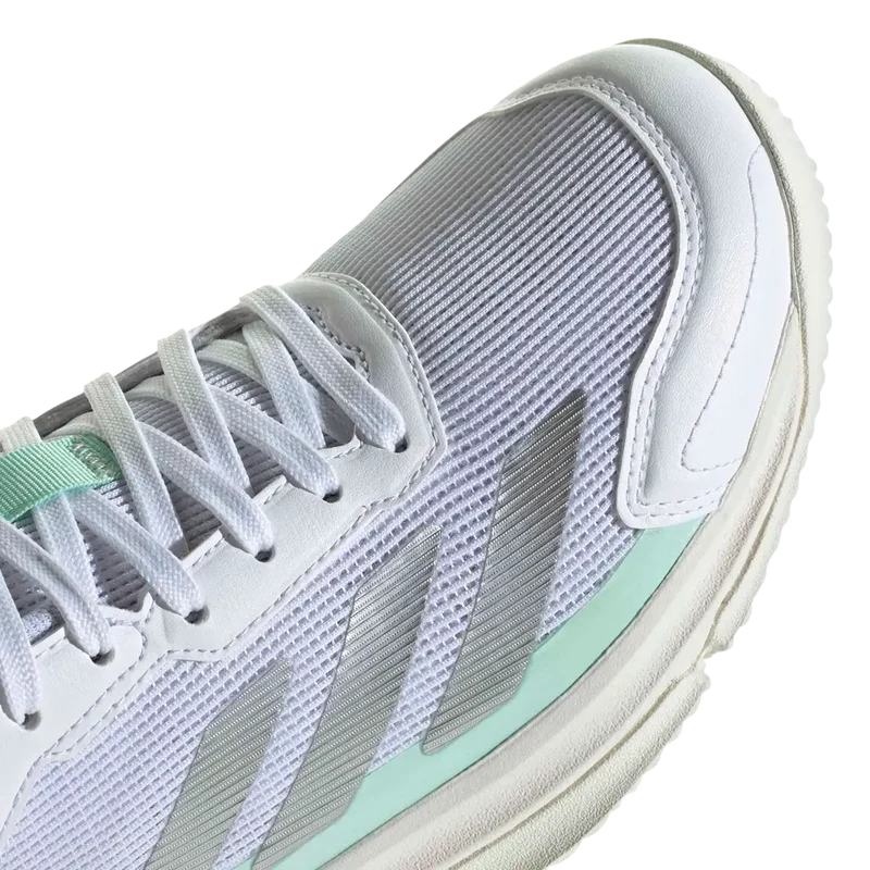 Zapatillas Adidas Courtquick Padel Woman Blanco Verde 2026