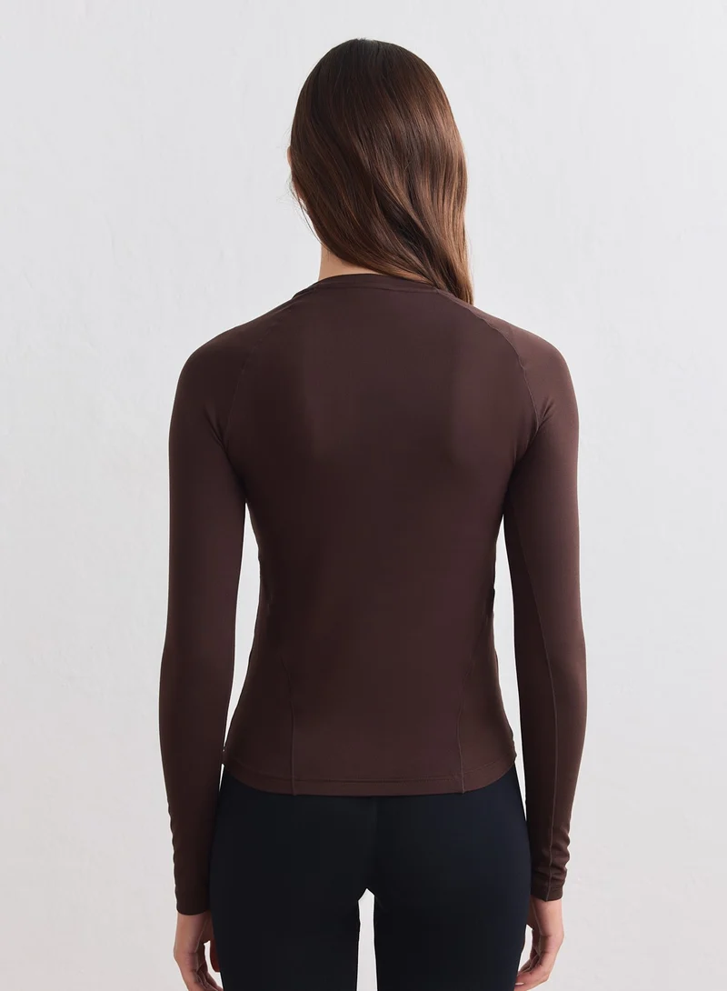 Chocolate Soft Basic Long Sleeve