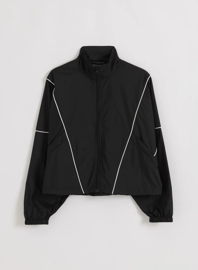 Black Balance Windstopper Tracksuit Jacket