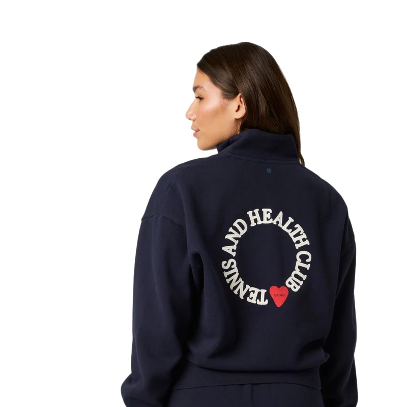 Björn Borg Borg Halfzip Sweatshirt Night Sky