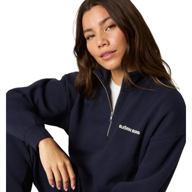 Björn Borg Borg Halfzip Sweatshirt Night Sky