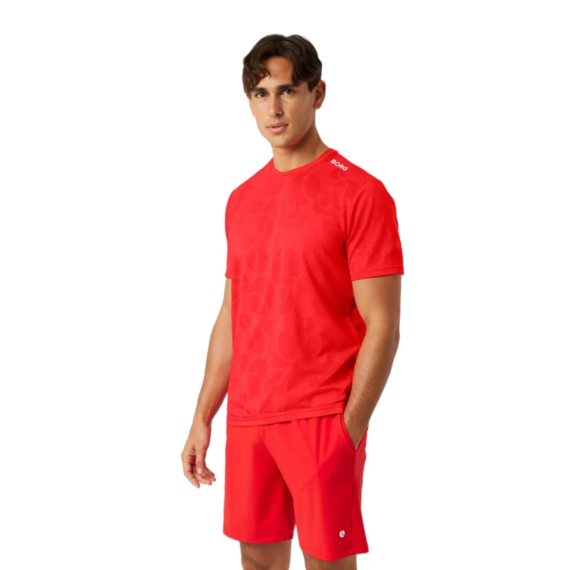Björn Borg Ace Performance T-Shirt Flame Scarlet