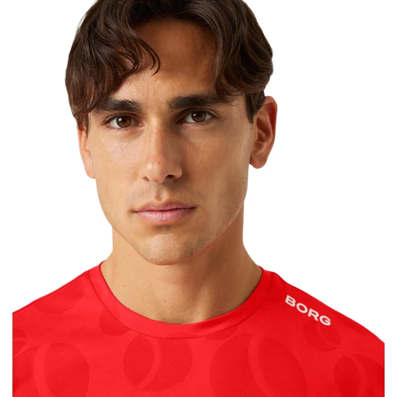 Björn Borg Ace Performance T-Shirt Flame Scarlet