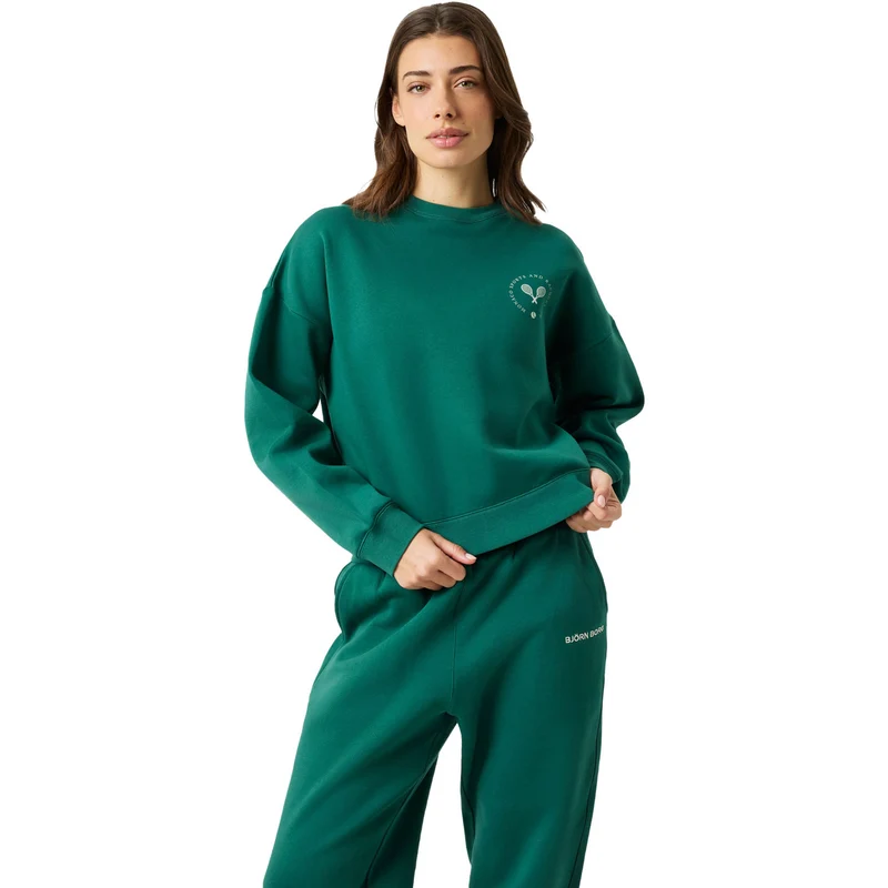 Björn Borg Boyfriend Sweatshirt Posy Green