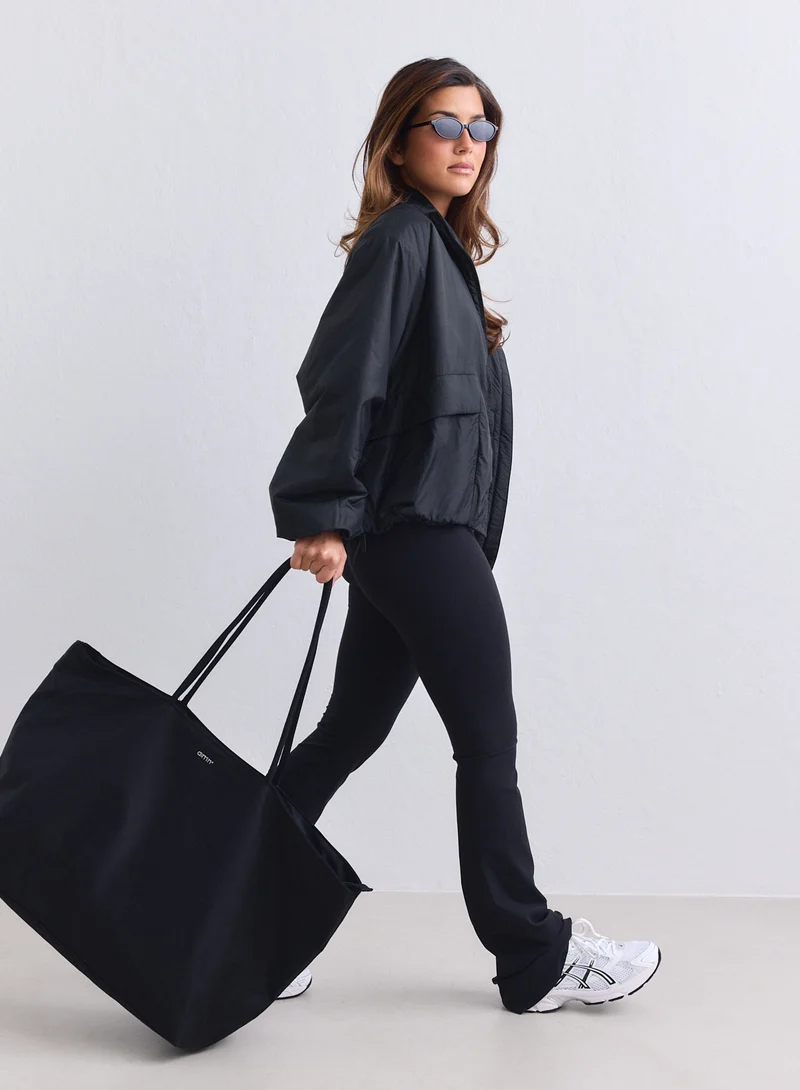 Black Nylon Weekend Bag