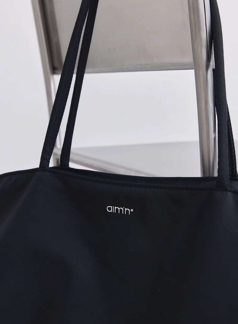 Black Nylon Weekend Bag