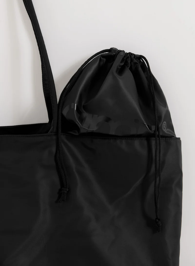Black Nylon Weekend Bag
