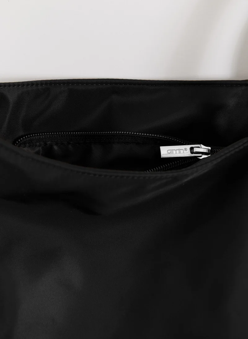 Black Nylon Weekend Bag