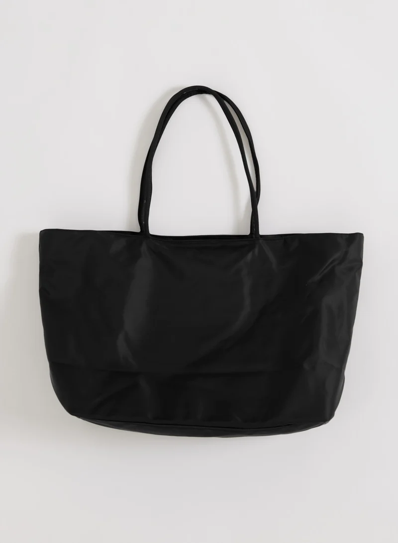 Black Nylon Weekend Bag