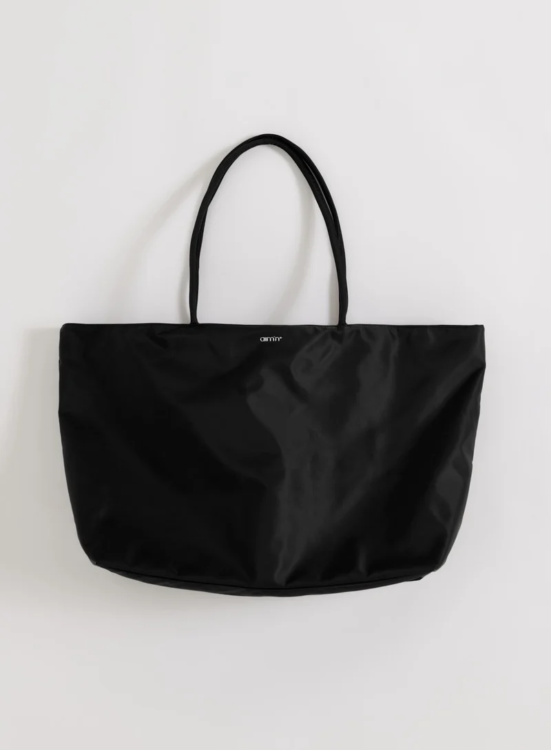 Black Nylon Weekend Bag