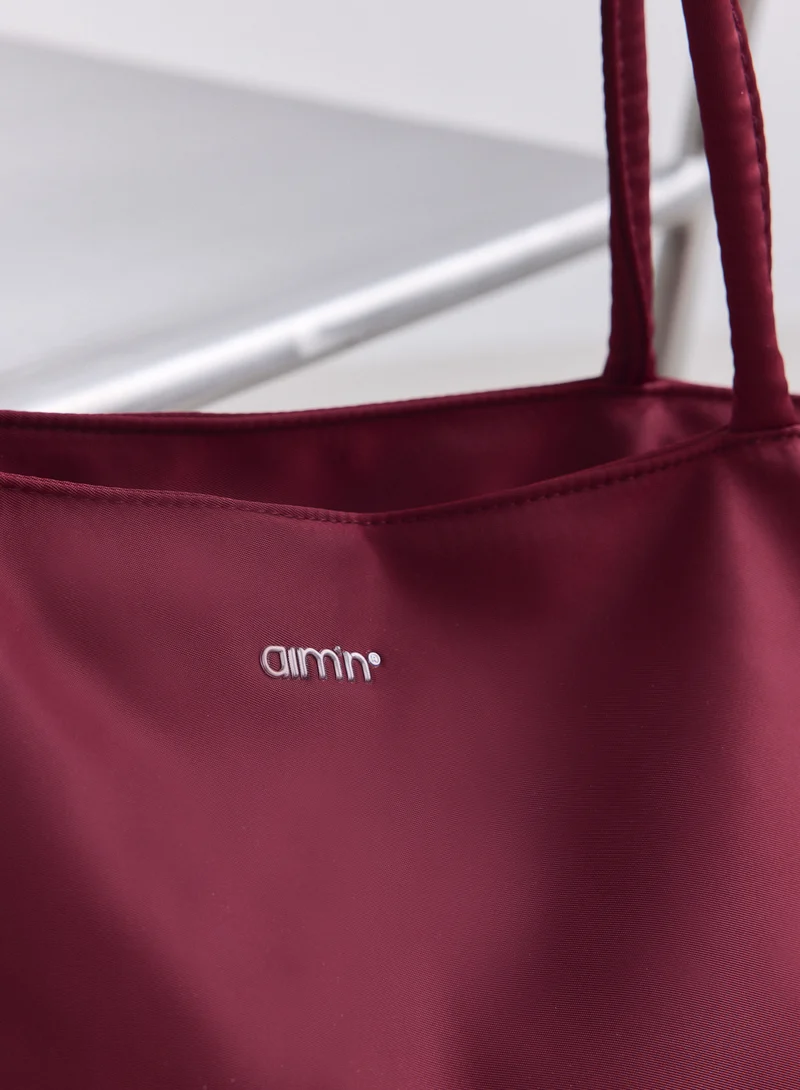 Merlot Nylon Tote Bag