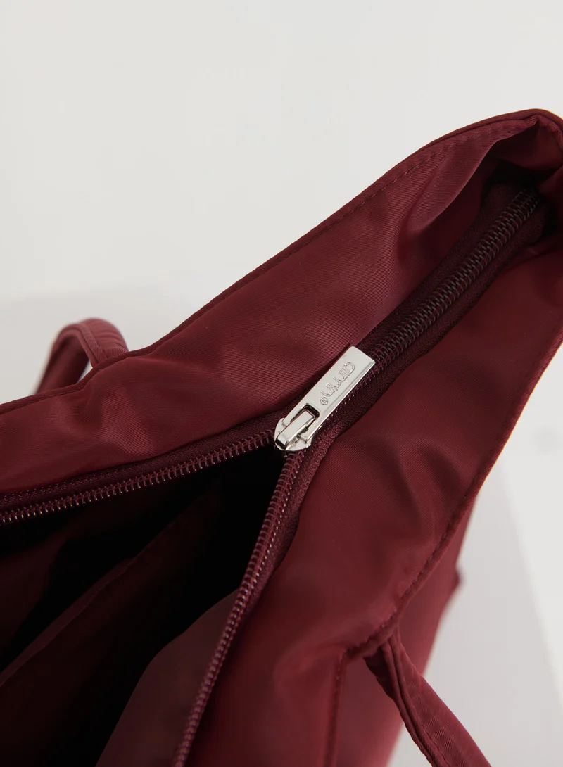 Merlot Nylon Tote Bag