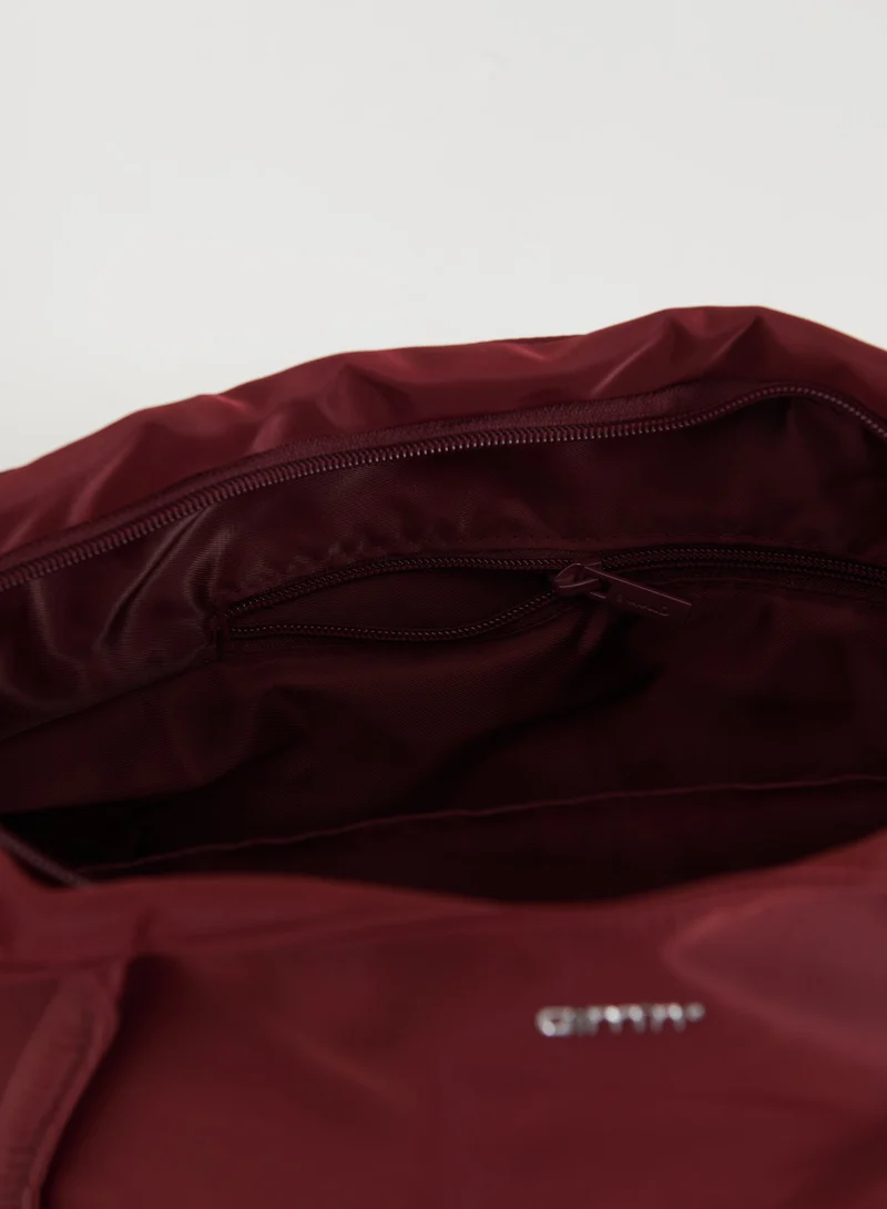 Merlot Nylon Tote Bag