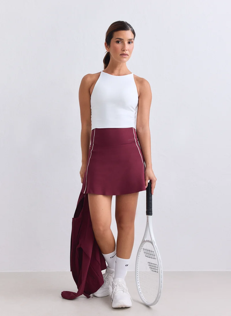 Merlot Sense Contrast Skort