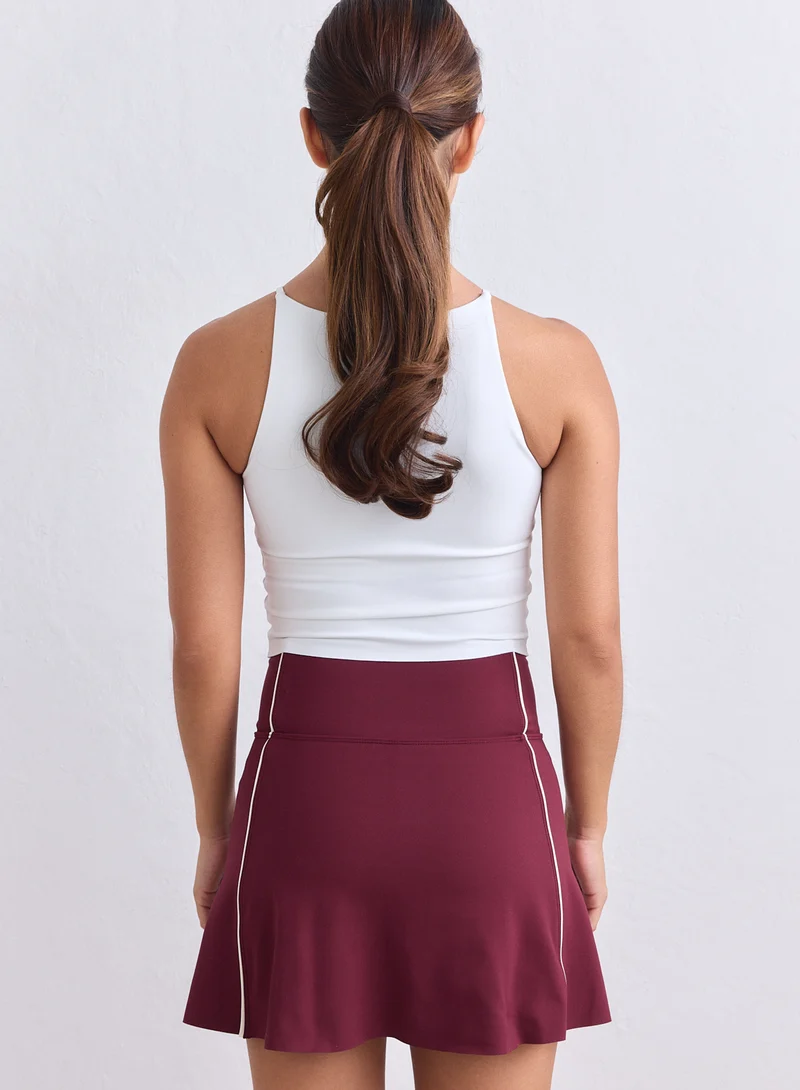 Merlot Sense Contrast Skort