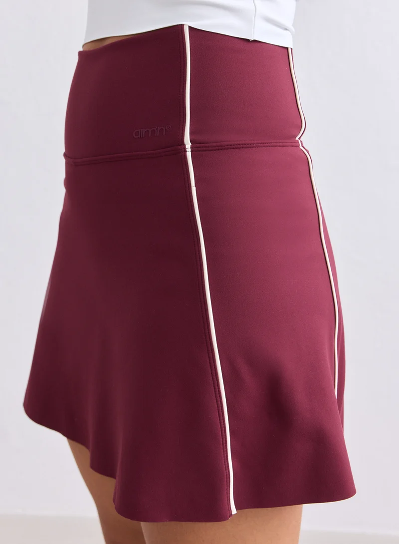 Merlot Sense Contrast Skort