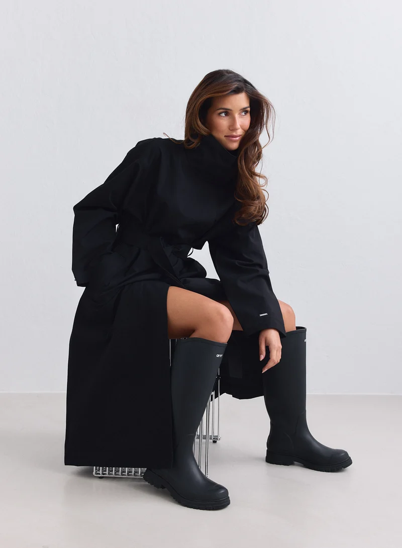 Black Waterproof Coat