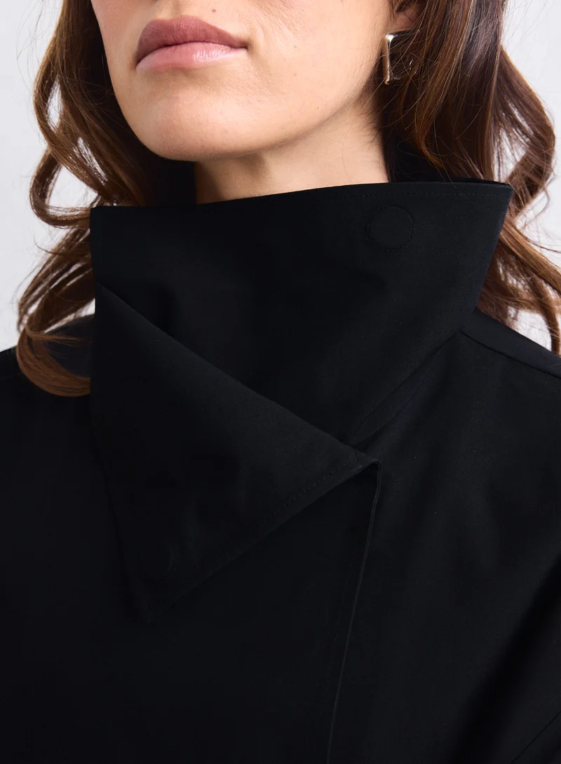 Black Waterproof Coat