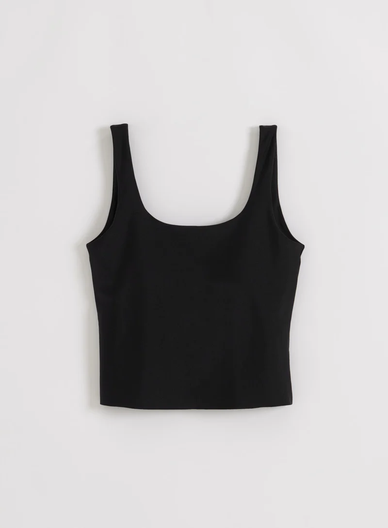 Black Shimmer Singlet