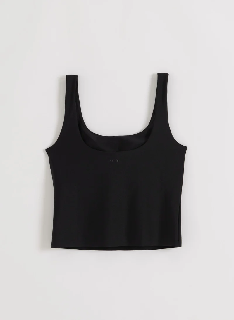 Black Shimmer Singlet