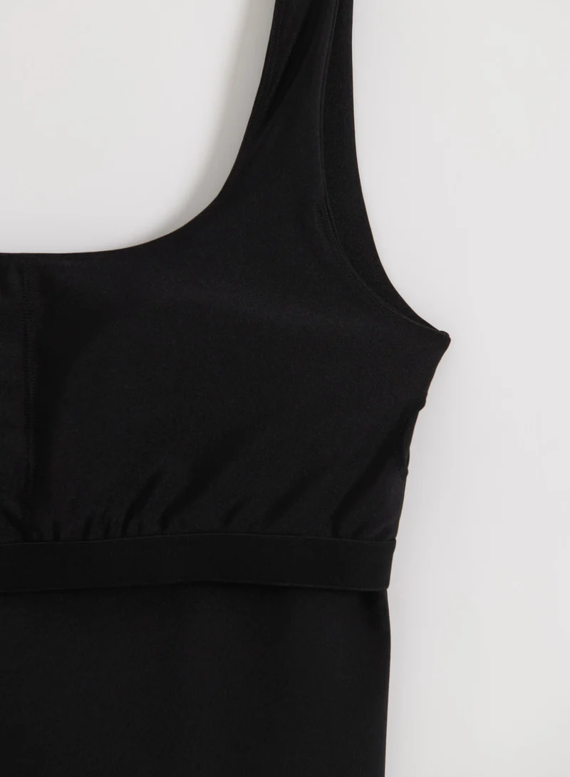 Black Shimmer Singlet