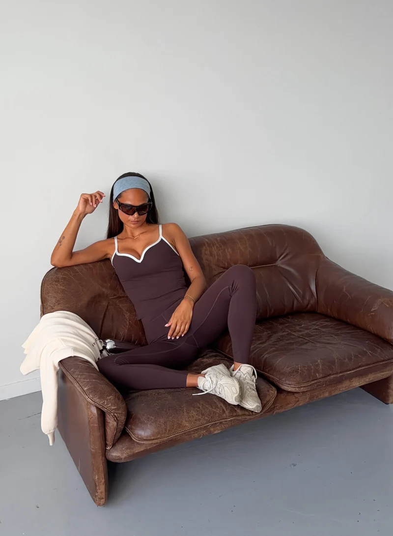 Chocolate Sense Contour Singlet