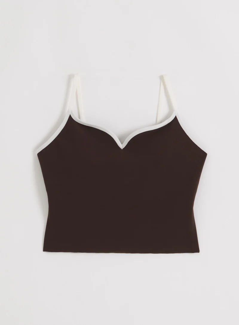 Chocolate Sense Contour Singlet