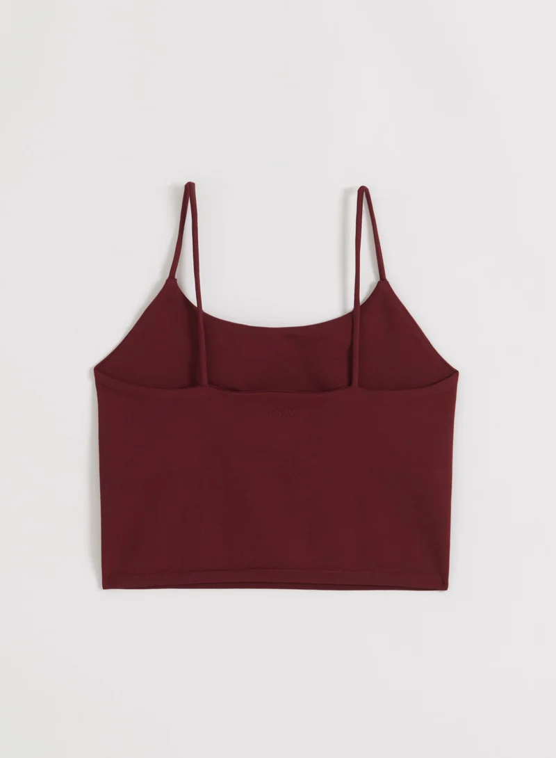 Merlot Shape Seamless Strap Singlet