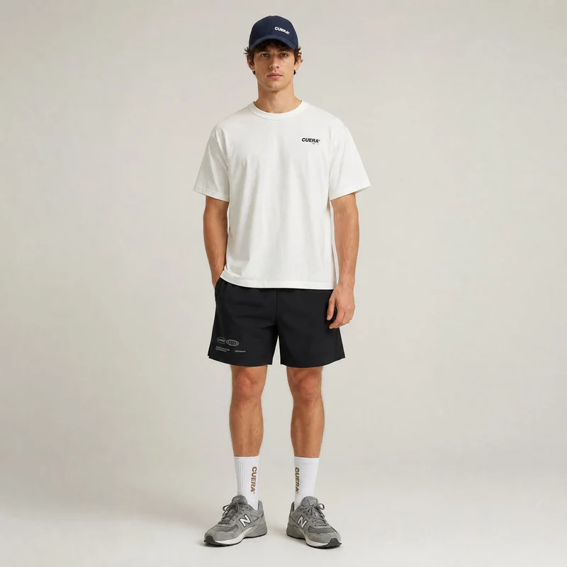 Herren Active Globe Shorts - Schwarz