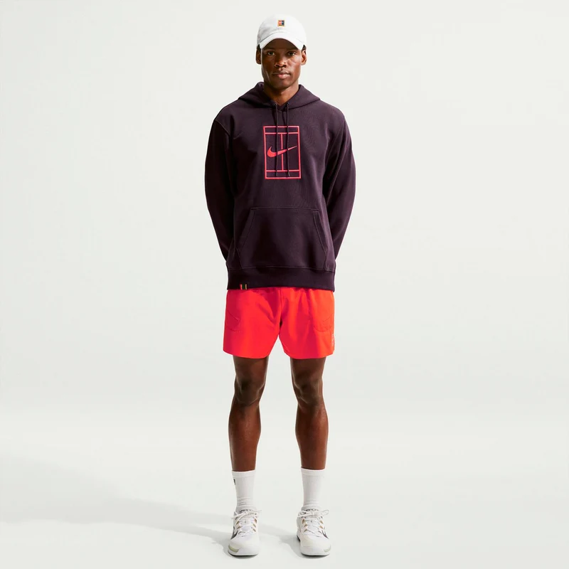 Court Hoody Herren - dunkelrot