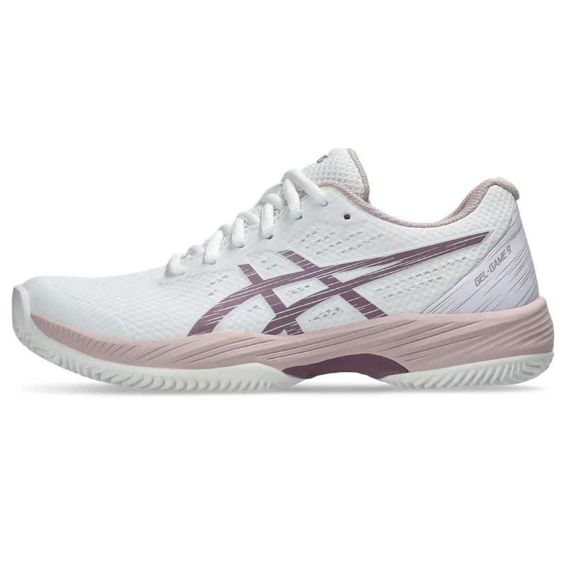 Asics Tennisschoen Gel Game 9 Clay / OC Dames Wit Roze