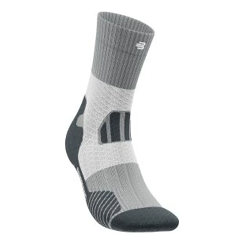 Trail Run Mid Cut Laufsocken Damen-Grau