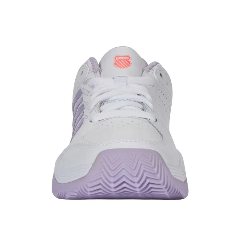 K-Swiss Tennisschoen Padelschoen Court Express 2 Clay Dames Wit Lila