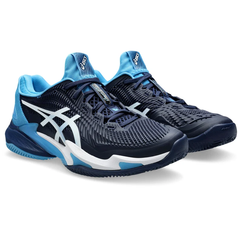 Asics Tennisschoen Court FF 3 Novak Clay Heren Blauw