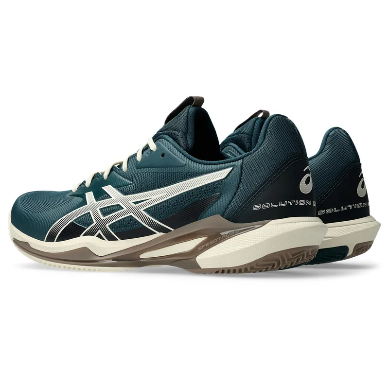 Asics Tennisschoen Solution Speed FF 3 Clay Heren Groen - Wit
